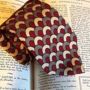 Jos. A. Bank Premiere Collection Burgundy Tie Hand sewn in USA